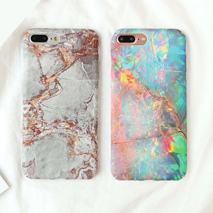 Venta caliente dropshipping nuevo patrón de mármol plástico duro caso del teléfono móvil para el iPhone 6 S 7 8 más X - Product Image 2