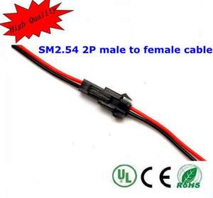 Cavo Connettore a 2 Pin SM JST 2.54mm per Accessori Striscia LED - Product Image 2