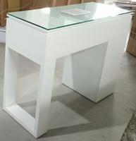 Table de manucure en acier inoxydable blanc, manucure, garantie trois ans, Style français classique, 2019