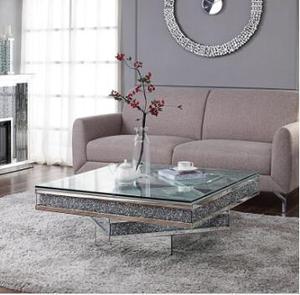 Unique <strong>Square</strong> Crushed Diamonds Coffee <strong>Table</strong> <strong>Side</strong> <strong>Table</strong> - Product Image 3