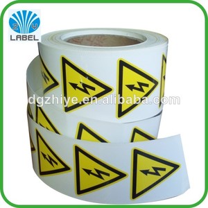 Excllent de vinyle impression logo et les étiquettes, warining autocollant. forme d'impression personnalisés - Product Image 1