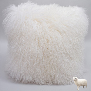 Fabrika yeni Moğol yün kıvırcık kuzu shearlıng kürk yastık - Product Image 6