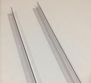 L47.5 Pollici Su Misura L-Forma Magnetico di Plastica Trasparente di Colore Blu PVC Divisori Per Scaffale del Supermercato - Product Image 3
