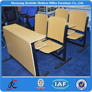 Los niños de los estudiantes <span class=keywords><strong>aula</strong></span> centro de formación de escritorio y un banco doble escritorio y silla de la escuela - Product Image 2