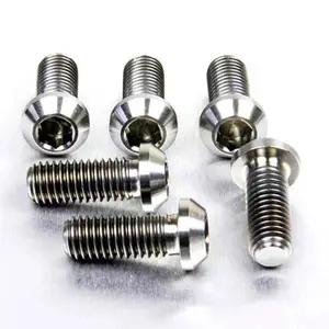 GR5 6Al4V m6 m8 Titanium disc bolts for motorcycle