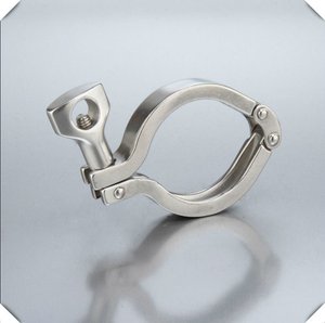 Lớp 304/316L Vệ Sinh Bằng Thép Không Gỉ Đôi Pin Kẹp Khóa, Vệ Sinh Ống Kẹp Van - Product Image 5