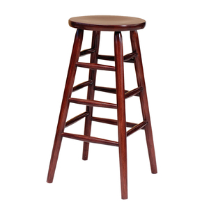 Antique vintage putaran industri vinyl kursi kayu kursi <span class=keywords><strong>bar</strong></span> - Product Image 3