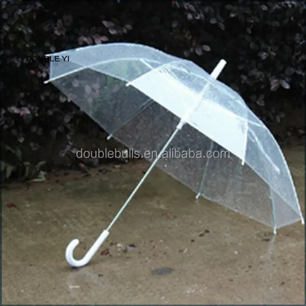 Прозрачный рекламный зонт из ПВХ, оптовая продажа, 21 дюйм, 8K прозрачные зонты