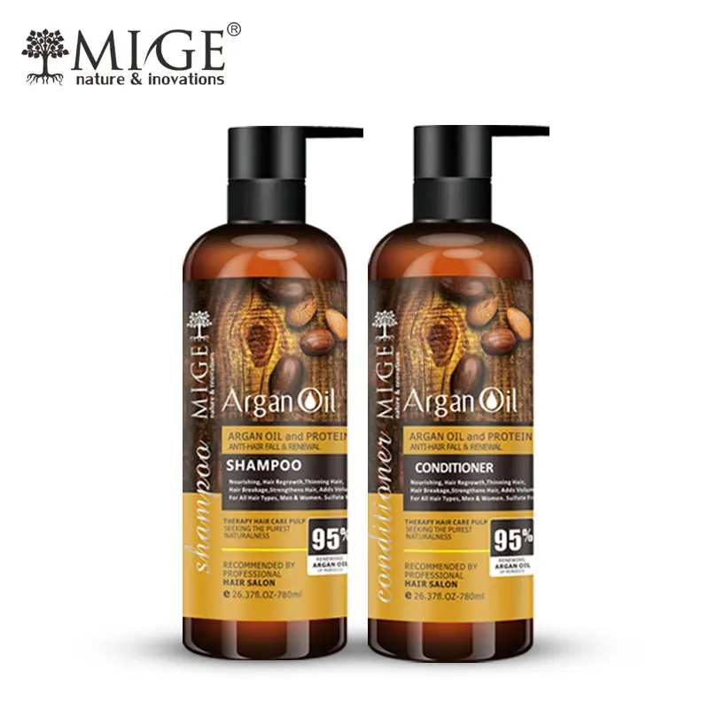 MIGE Hair Care,แชมพู/ครีมนวดผมอาร์แกนออย,Anti-Hari Fall & ต่ออายุ,K5/K6