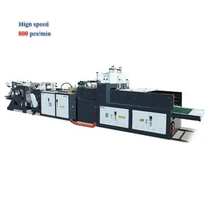 Ruian Songsheng SS-CGS450*2 High Speed T Shirt Bags Making Machine Supplier Plastic Bag Production Line General Supermarket