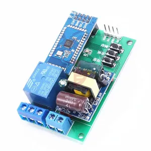 Ac 220V Naar Dc 5V 1 Kanaal Key Trigger Blue-Tooth Controle Relais Voeding Module Scm ttl Seriële Poort Cyclus Timer