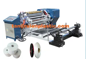 Rebobinadora de rollo Jumbo de papel Kraft, máquina de corte para papel