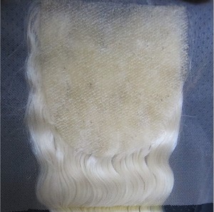 Qdrapunzelhair วิกผมแท้สีบลอนด์<span class=keywords><strong>ผม</strong></span>บราซิลเลี่ยนวิกผมลูกไม้ผมลอนลึก - Product Image 4