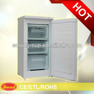 Venta al por mayor electrodomésticos mini puerta sólida puerta congelador vertical pequeño congelador vertical , - Product Image 6