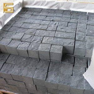 Bloc de pavage <span class=keywords><strong>en</strong></span> <span class=keywords><strong>granit</strong></span> gris foncé, 100 pièces, <span class=keywords><strong>allée</strong></span>, <span class=keywords><strong>pavé</strong></span> <span class=keywords><strong>en</strong></span> pierre - Product Image 3