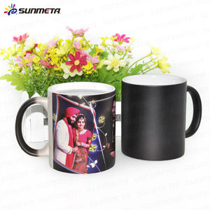 Sunmeta — tasse thermique pour sublimation, en céramique, <span class=keywords><strong>photo</strong></span> <span class=keywords><strong>magique</strong></span>, couleur changeante, 11oz, livraison gratuite - Product Image 1