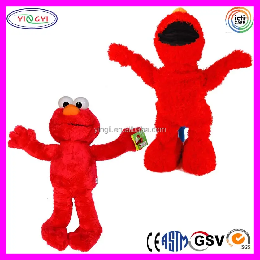 B105 Soft Red Elmo Doll 24 "peluche ripiene Cartoon Toy Animal Elmo Doll