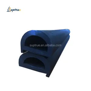 EPDM boat ship D type marine fender for boat dock bumper