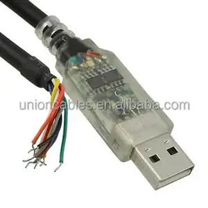 Ftdi USB-RS422-WE-5000-BT kabel Usb ke Rs422 level seri Uart konverter kabel ujung kabel panjang kabel 5m