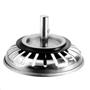 Ningbo Jutye SS 304 78mm sink plug Stainless steel kitchen sink strainer plug 78mm