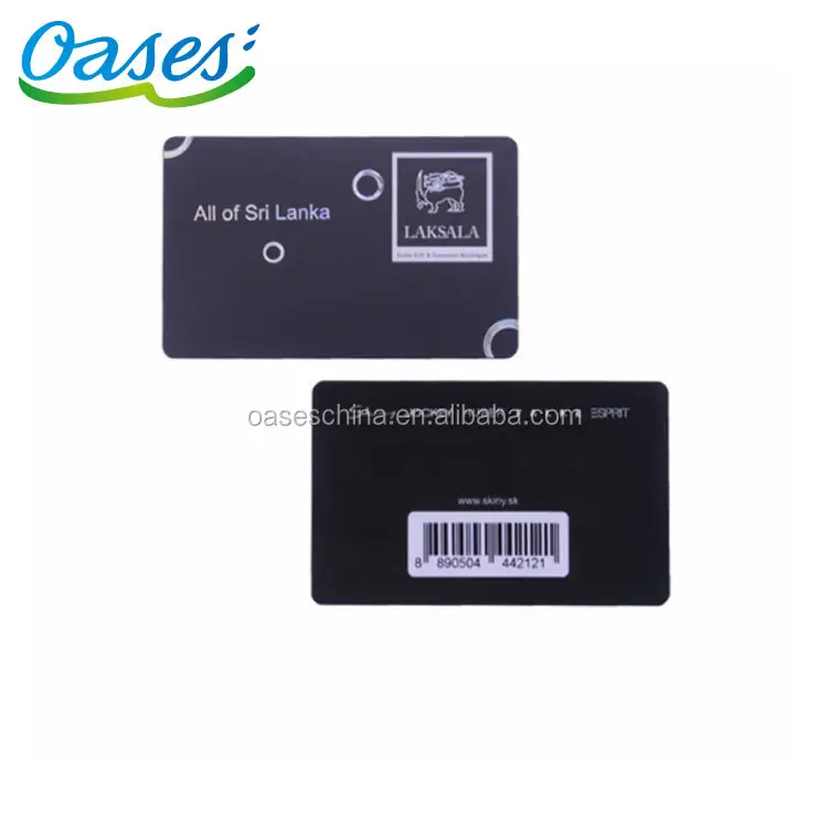 Custom plastic pvc barcode gym membership card printing