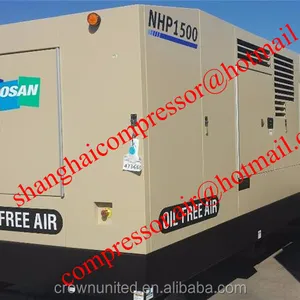 NHP1500 Oil-Free Portable Air Compressor Ingersoll Rand ( Doosan ) / 1500CFM 150PSIG