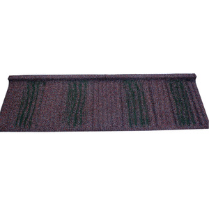 Tôle de <span class=keywords><strong>toiture</strong></span> décorative en aluminium revêtue de pierres colorées, type plat traditionnel, pour hôtel - Product Image 5