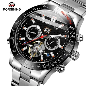 2024年30メートル防水Tourbillion自動メンズ腕時計をForsiningmontre homme reloj uhren herren OEM男性腕時計