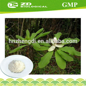 Pura a base de hierbas extracto de corteza de magnolia extracto 98% honokiol para el asma - Product Image 1