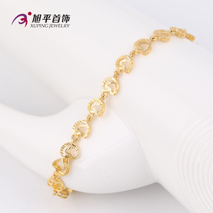 Xuping costume gioielli 24 k oro in lega di ottone a forma di cuore <span class=keywords><strong>bracciali</strong></span> per le donne - Product Image 4