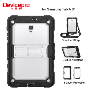 Custodia in Silicone e plastica trasparente <span class=keywords><strong>a</strong></span> 3 strati per Samsung <span class=keywords><strong>Galaxy</strong></span> <span class=keywords><strong>Tab</strong></span> <span class=keywords><strong>8</strong></span> "per bambini <span class=keywords><strong>a</strong></span> prova di Shock modello T380 e T385 - Product Image 4