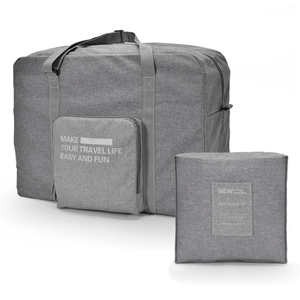 Benutzer definierte LOGO Lightweight Large Capacity Faltbare Reisetasche Aufbewahrung Wasserdichte faltbare Reisetasche - Product Image 4