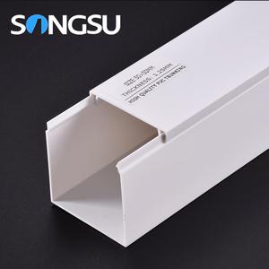 Chine fournisseur Sur Mesure bâtiment materialscable trunking <span class=keywords><strong>pvc</strong></span> <span class=keywords><strong>noir</strong></span>/personnalisé goulottes sortie - Product Image 3