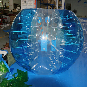 Burbuja inflable de fútbol para adultos, juguete de 0,7mm, TPU, 1,5 m de diámetro, de color a rayas - Product Image 5
