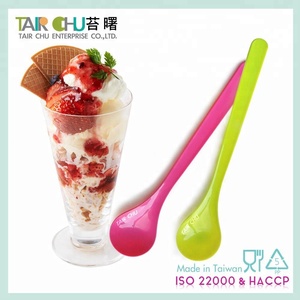Cuchara de mango largo de 18cm hecha en fábrica de Taiwán, cuchara de taza Sundae - Product Image 6