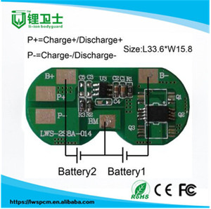 Batterie au lithium du fabricant Lifepo4 <span class=keywords><strong>BMS</strong></span> 2s 6a 8a 10a 7.4v 18650 Cellule Port commun <span class=keywords><strong>BMS</strong></span> avec Ntc Rs485 - Product Image 6