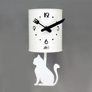 Decorativo fantasia animale moderno gatto pendolo può orologio <span class=keywords><strong>da</strong></span> <span class=keywords><strong>parete</strong></span> - Product Image 1