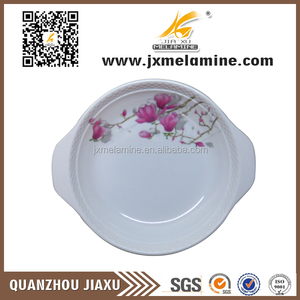 Melamina Estilo <span class=keywords><strong>Chino</strong></span> 9 "Plato de Sopa Con Dos Manijas - Product Image 2