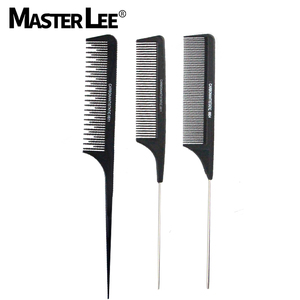 Masterlee-peine para cortar el pelo, serie negra, resaltado, para peluquero - Product Image 4