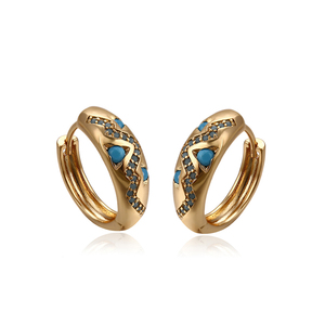 93380-xuping 18 k or costume & bijoux de mode petites boucles d'oreilles - Product Image 1