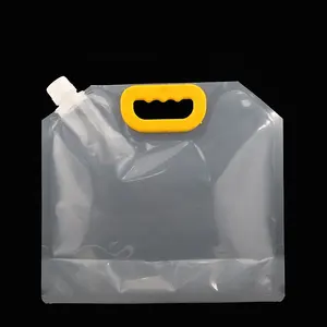 Valvola del liquido ricarica della birra dispositivo di raffreddamento sacchetto di imballaggio stand up pouch per il liquido