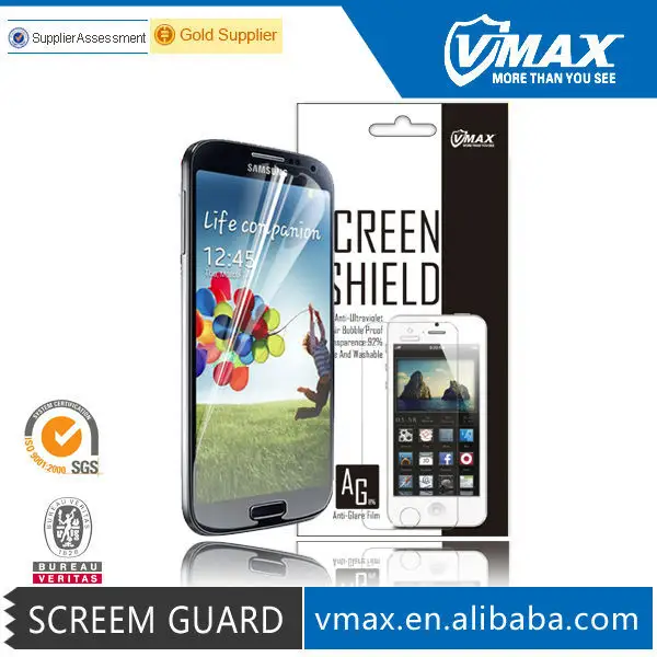 4H dureza ultra clear anti- agua anti- aceite anti uv móvil protector de pantalla para samsung galaxy s4 i9500