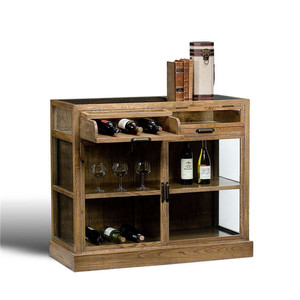 China Groothandel Wijn Whisky Winkel Armatuur Fles Opslag Houten <span class=keywords><strong>Display</strong></span> Stand Metalen Rekken Voor Luxe Drank Retail Winkel - Product Image 5