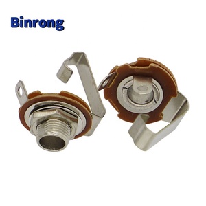 Audio 1/4 "DC <span class=keywords><strong>hembra</strong></span> Jack <span class=keywords><strong>TRS</strong></span> Mono Panel Mount Jack Socket Connector - Product Image 5