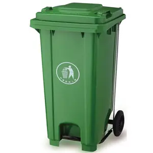 240L Foot Pedal Plastic Garbage Bin