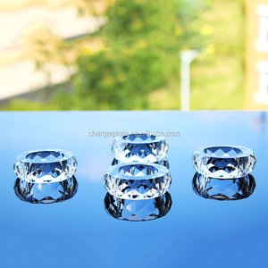 Elegant Wedding Decoration Crystal Glass Napkin Ring and Holder - Product Image 3