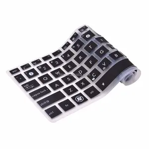 For Asus Vivobook Keyboard Cover、Black Silicone Keyboard Skin CoverためAsus Vivobook 11.6インチ