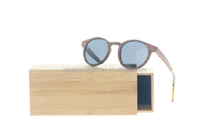 De luxe ronde imiter <span class=keywords><strong>rose</strong></span> bois lunettes de soleil pour femmes - Product Image 6
