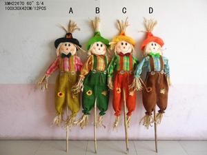 Hecho a mano barata espantapájaros bruja para decoración de halloween - Product Image 5