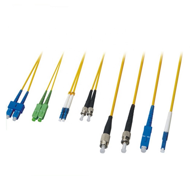 Singlemode/Multimode Simplex/Duplex SC/FC/LC/ST/MTRJ/MU/DIN UPC APC Connector Fiber Optic Patch Cord